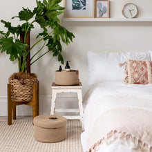 Load image into Gallery viewer, Set of Two Lidded Baskets - Jute Rope DENJA & CO