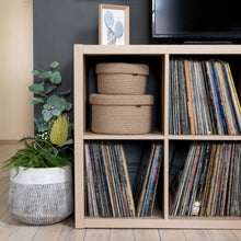 Load image into Gallery viewer, Set of Two Lidded Baskets - Jute Rope DENJA & CO